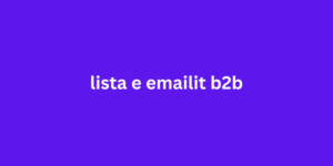 lista e emailit b2b